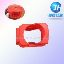 照相機(jī)紅色硅膠材質(zhì)防摔保護(hù)套定制廠家