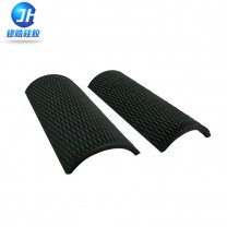 廠家提供機頂盒U形硅膠片 自粘拱形背膠硅膠片開模